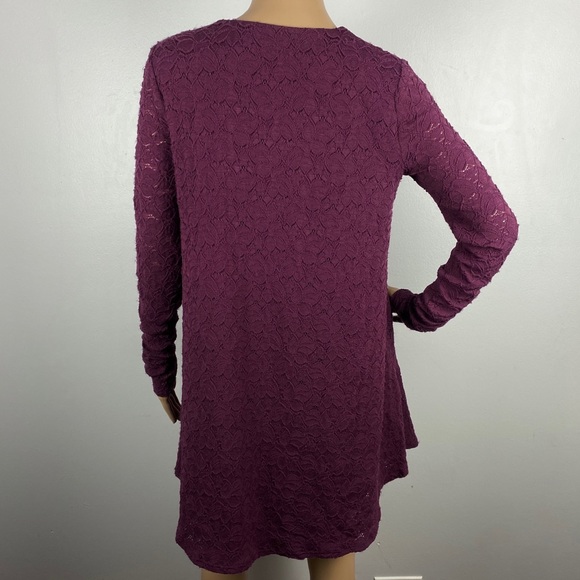 SHOW ME YOUR MUMU LACE LONG SLEEVE TUNIC TOP - Picture 5 of 6